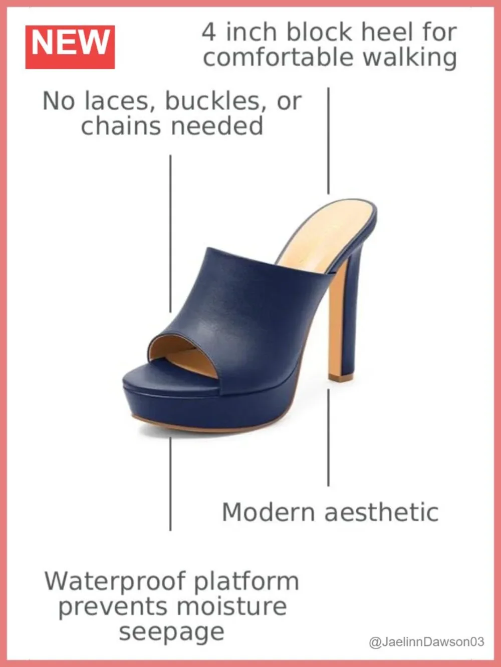 Platform Heeled Sandals Slip On Open Toe Women's High Heel Stilettos
